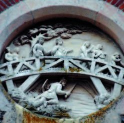 Hoxne - carving