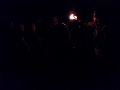 Night time walking safari