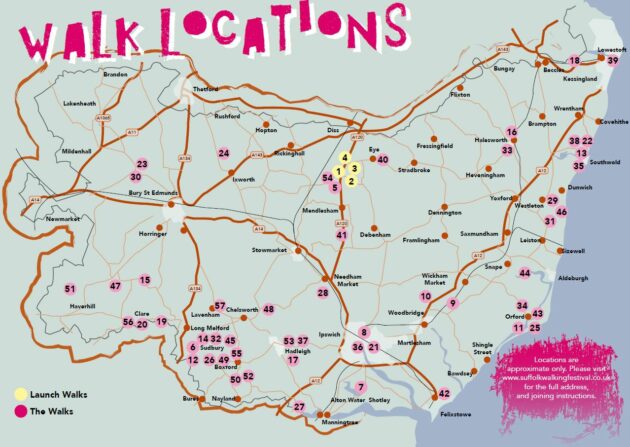 2024 Walk Location Map